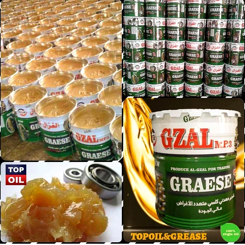 Grease containers and products